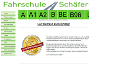 Desktop Screenshot of fahrschule-schaefer-mainz.de